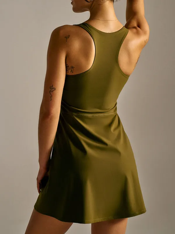 Stretchy Volley Skirt Dress
