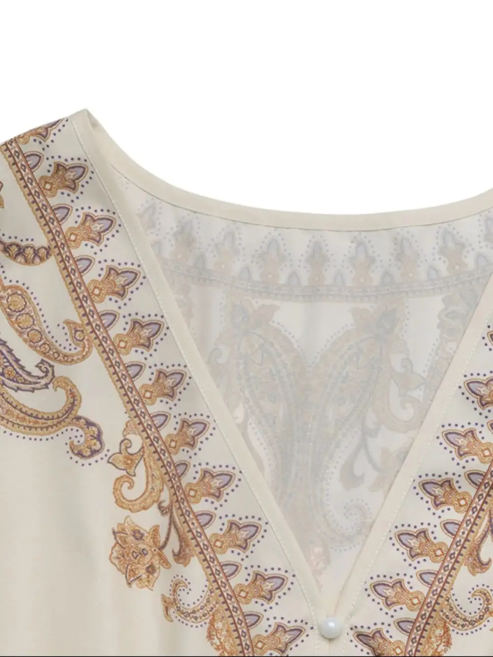 Lightweight Feel Printed Tie Waist Long Sleeve Dress