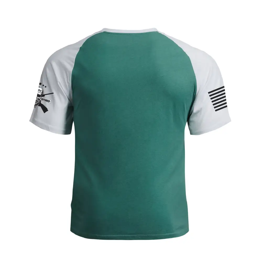 THEY REAL HEROES RAGLAN GRAPHIC TEE