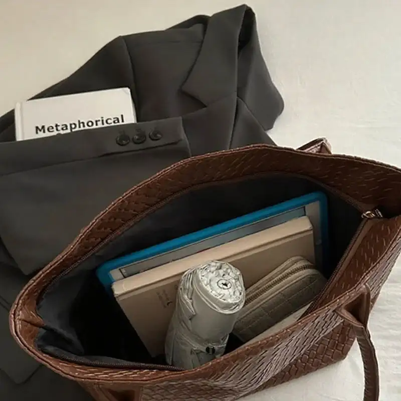 Roomy Zip-Top Crossbody Bag