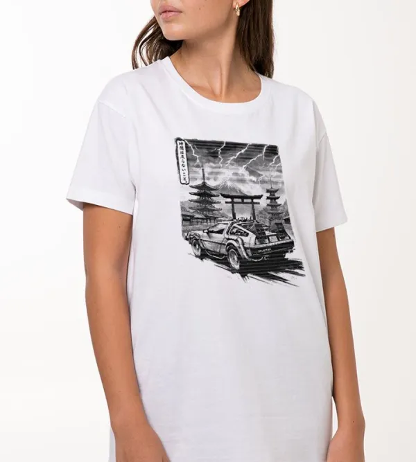 Back to the Japanese Temple Graphic T-Shirt