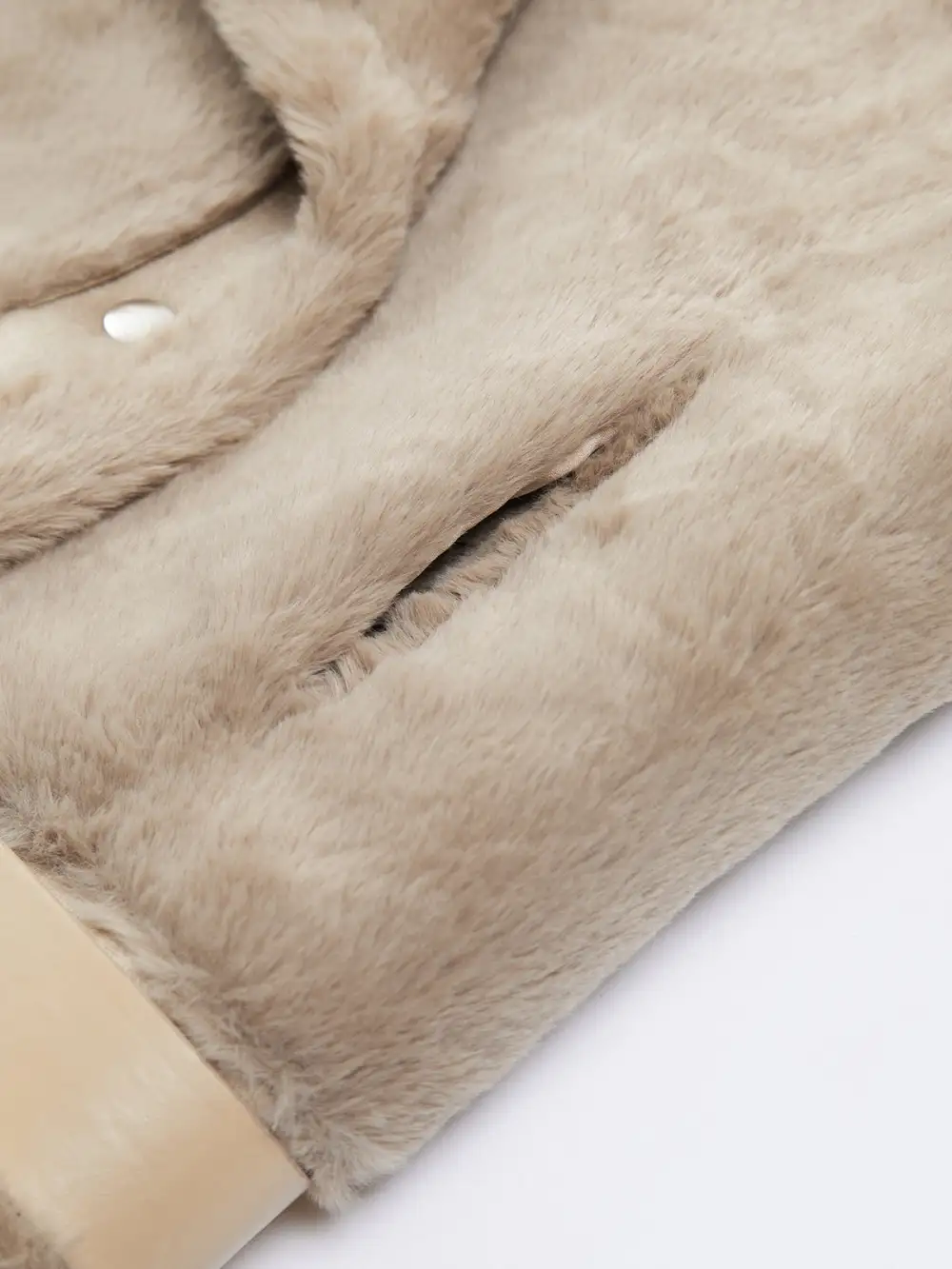 Solid Collared Fleece Jacket