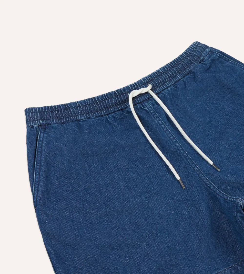 Cotton Drawstring Shorts Casual Style