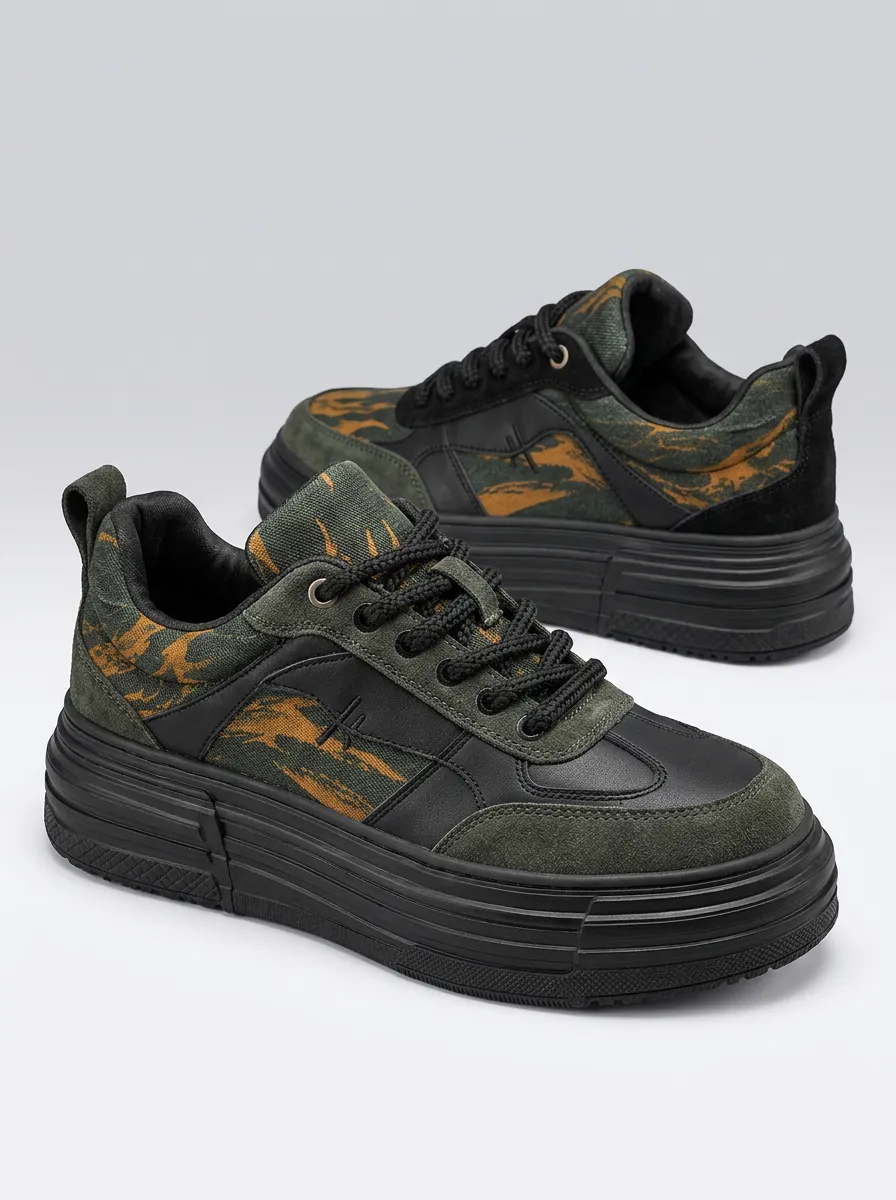 Men's Camouflage Pattern Patterned Skate Shoes