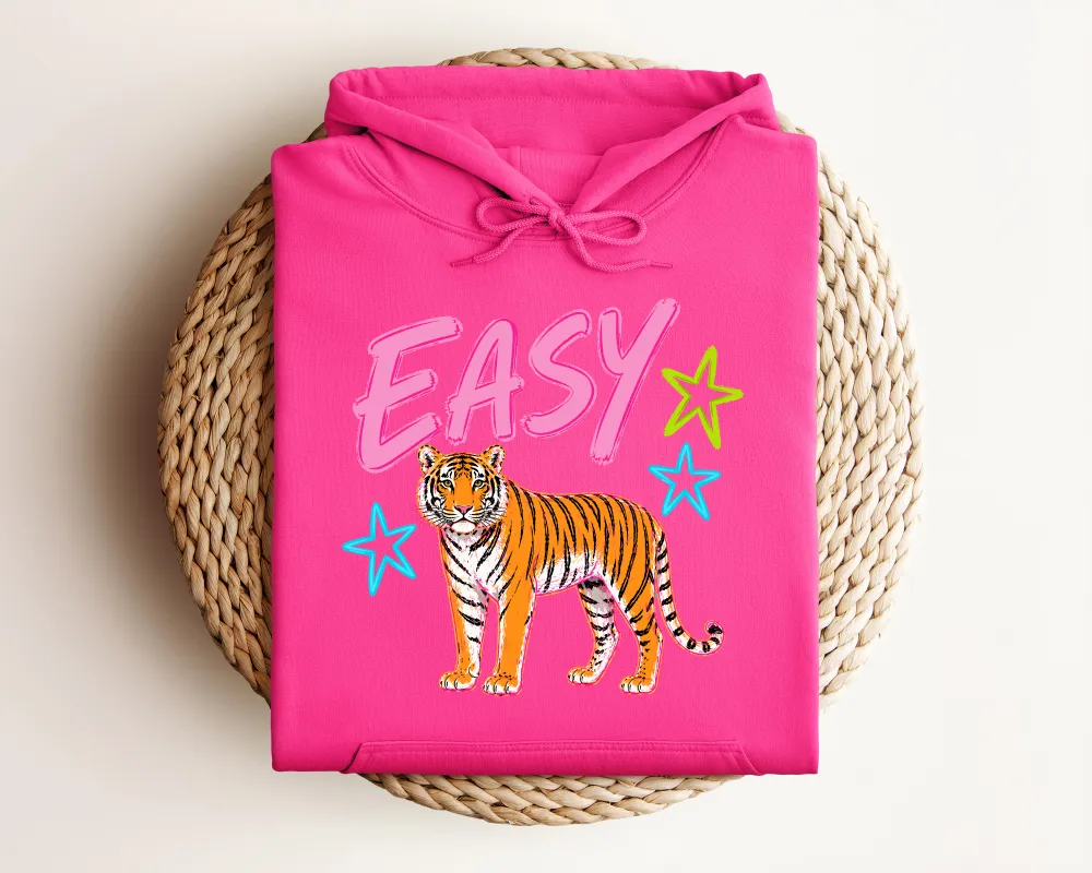 Tiger Motto Graphic Pullover Hoodie