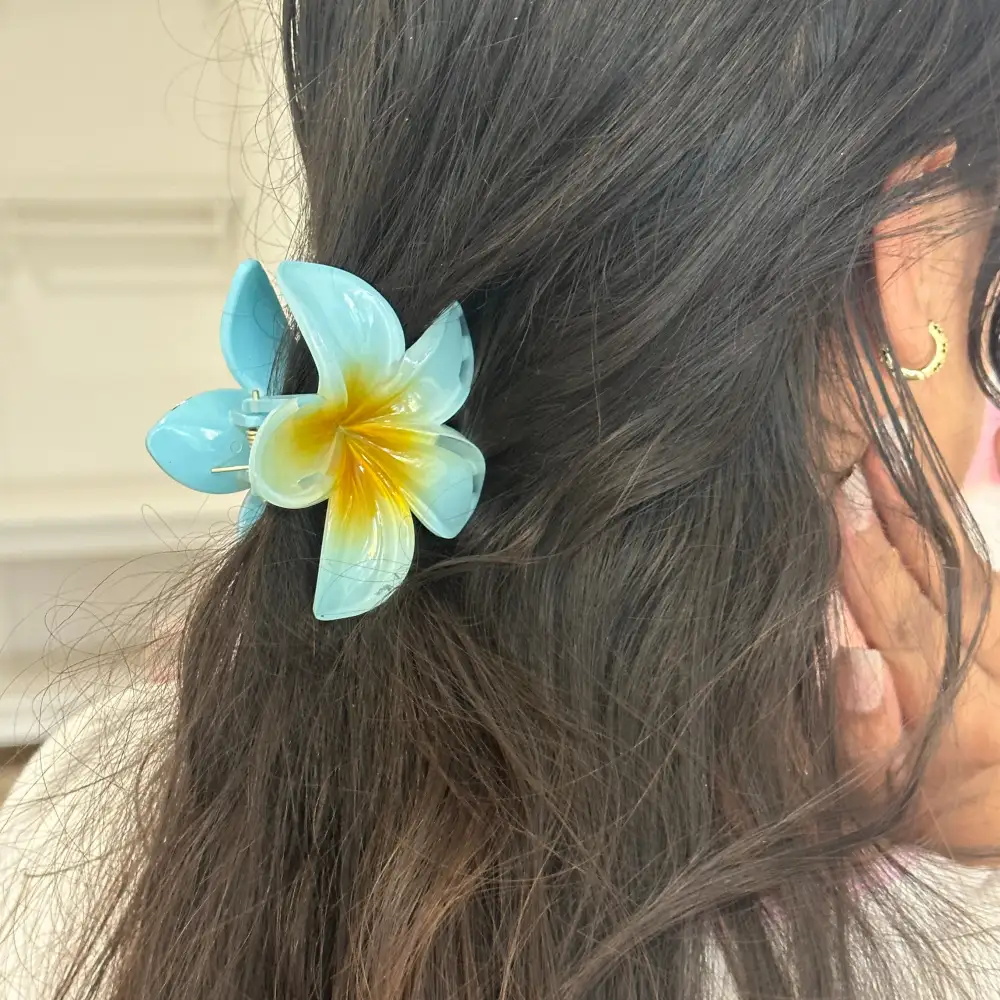Tropical Flower Hair Claw Clip