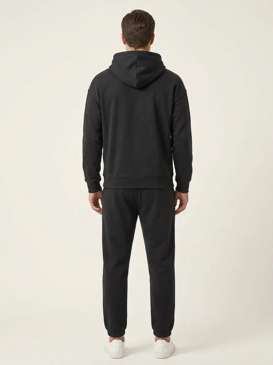 Men's Moon Mountain Graphic Hoodie & Mid-Rise Jogger Set