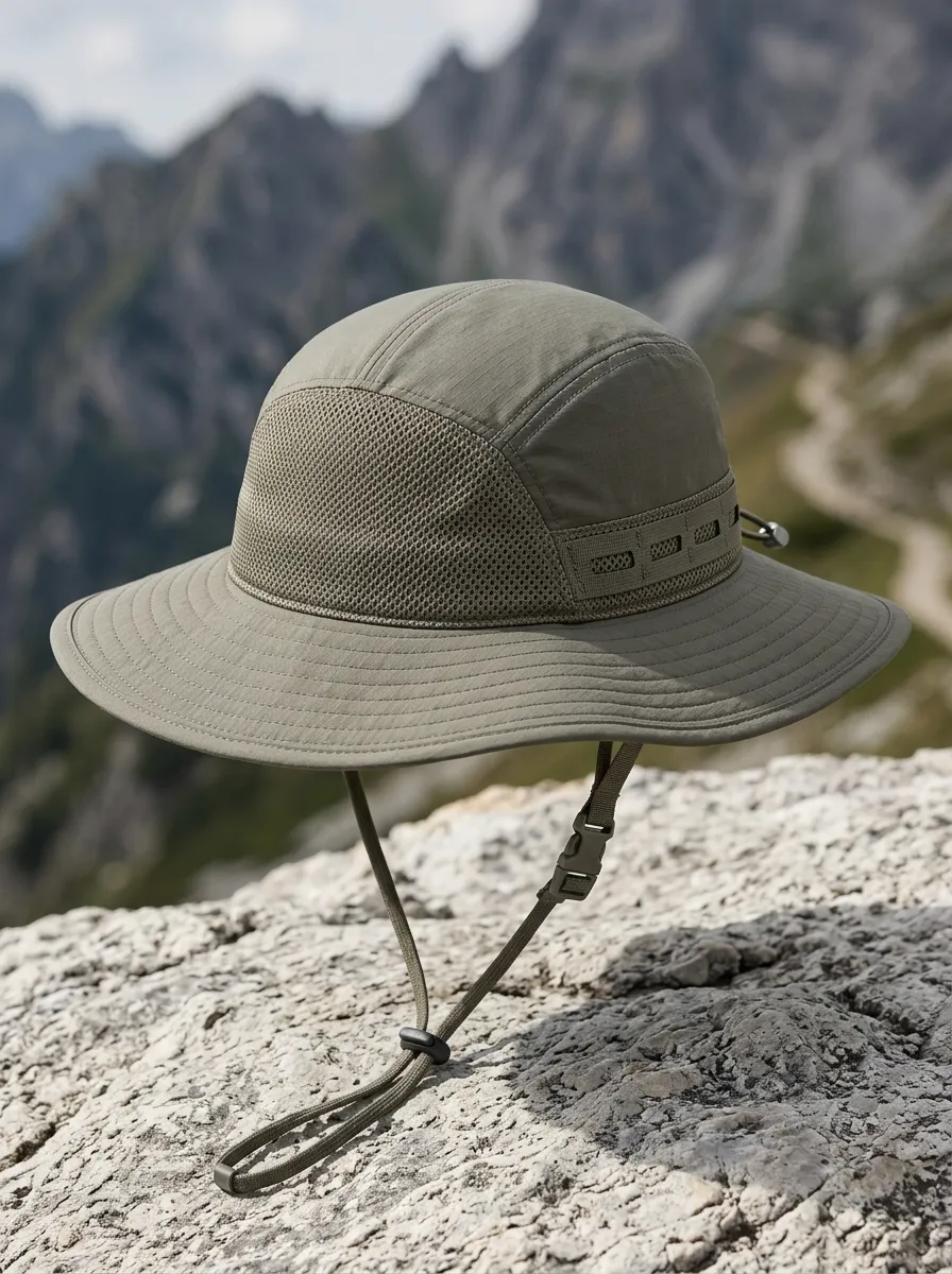 Trail Wide Brim Breathable Mesh Sun Hat