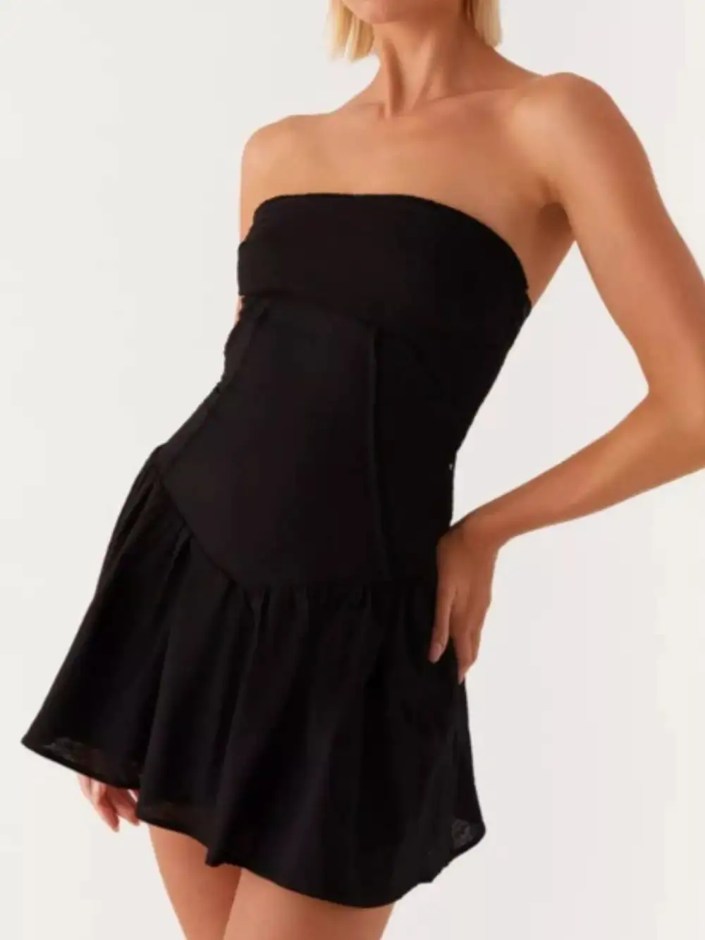 Tube Lace Casual Dress