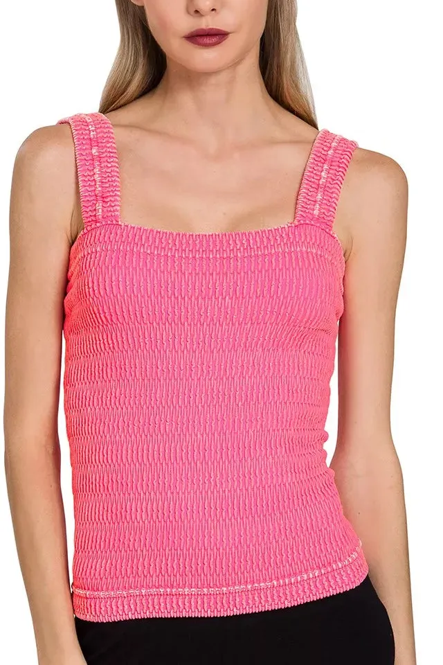 Seamless Washed Tank Top