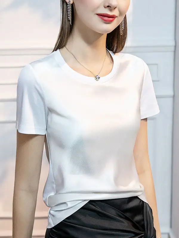 Short Sleeve Round Neck Everyday T-Shirt
