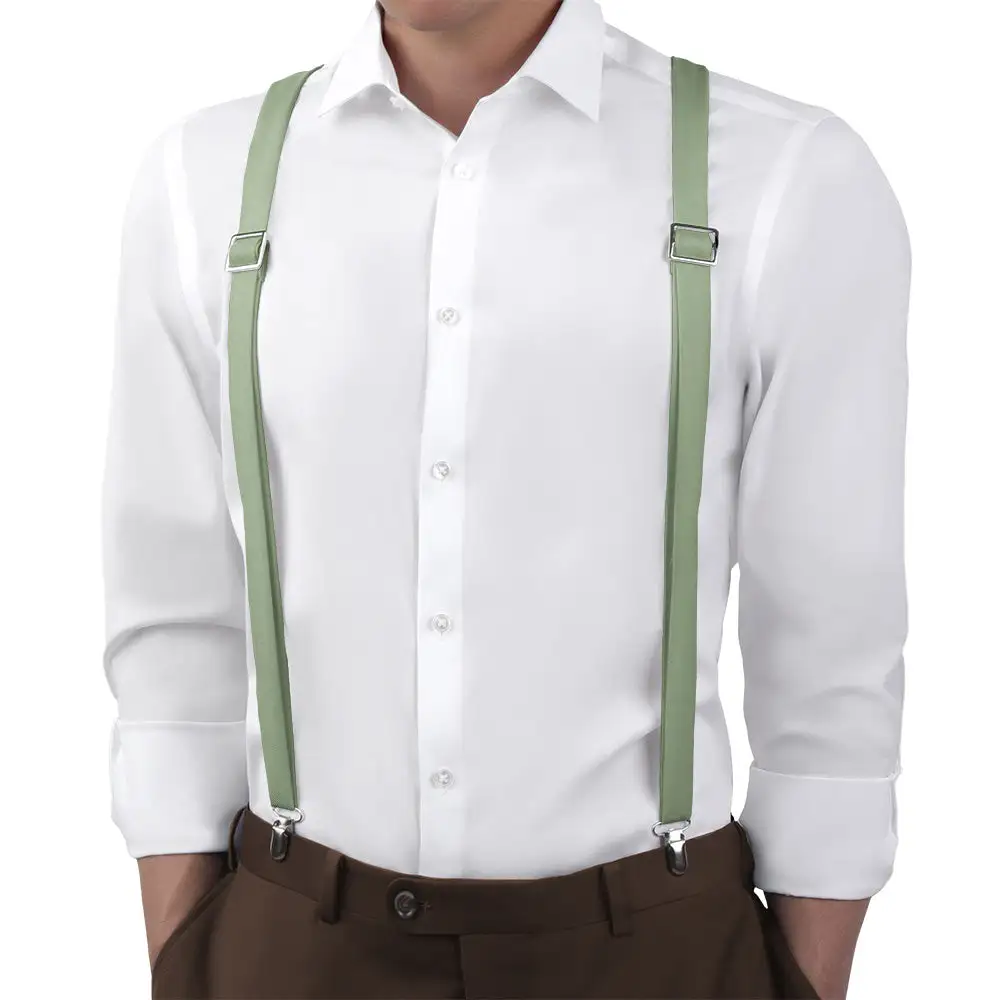 Classic Clean Wedding Suspenders