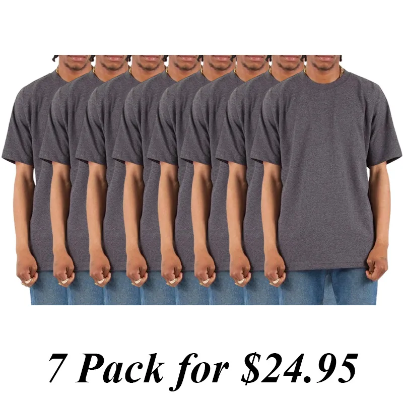 7PACK-Mens Casual Button Down Shirt