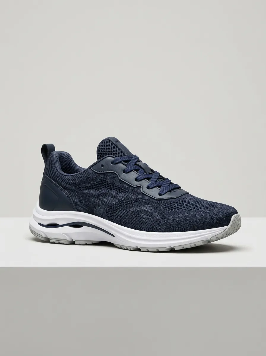 Contemporary Graphic Finish Men's Running Shoes