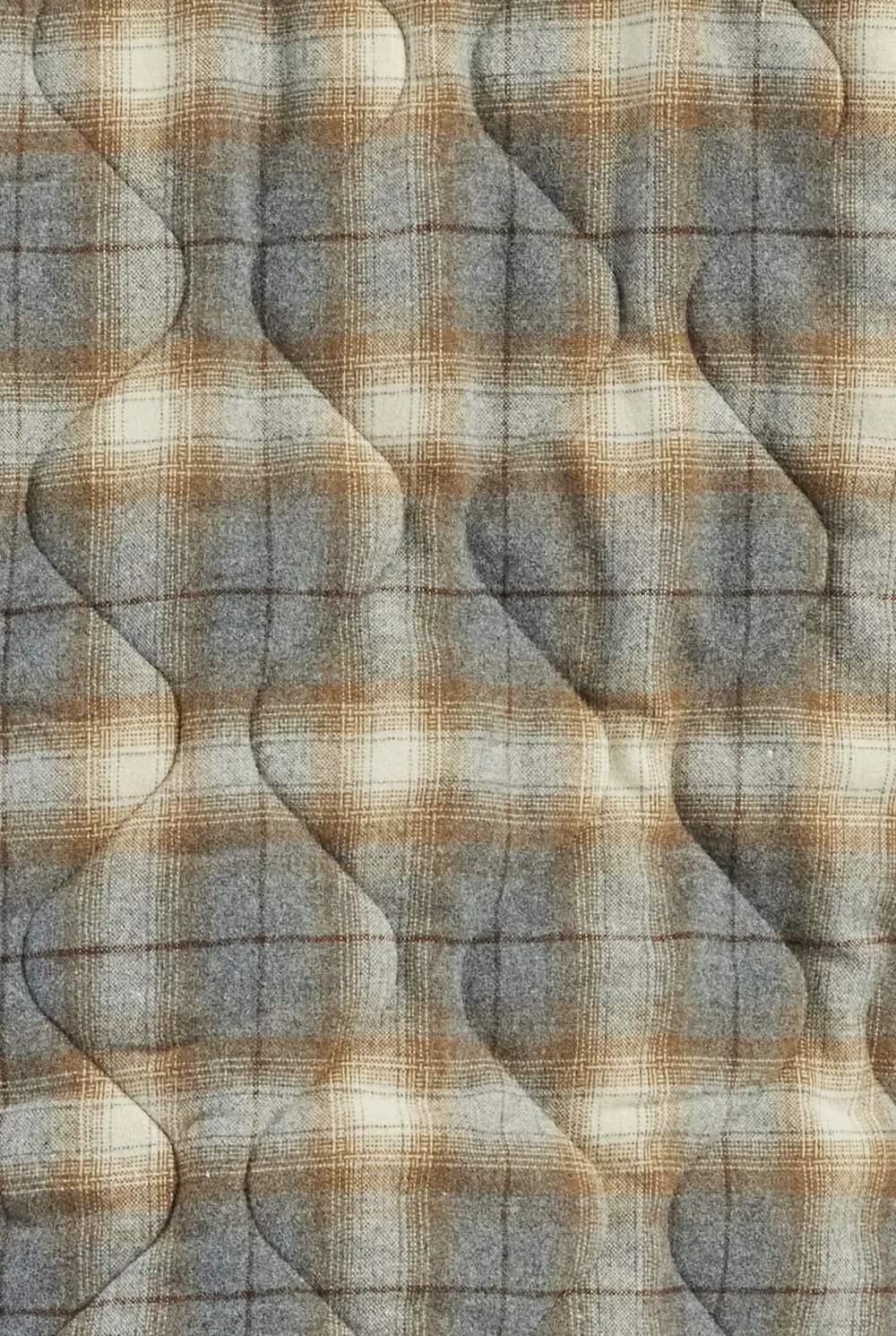 Plaid Wool Blend Jacket