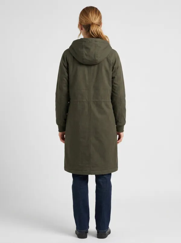 Everyday Hooded Long Parka Coat