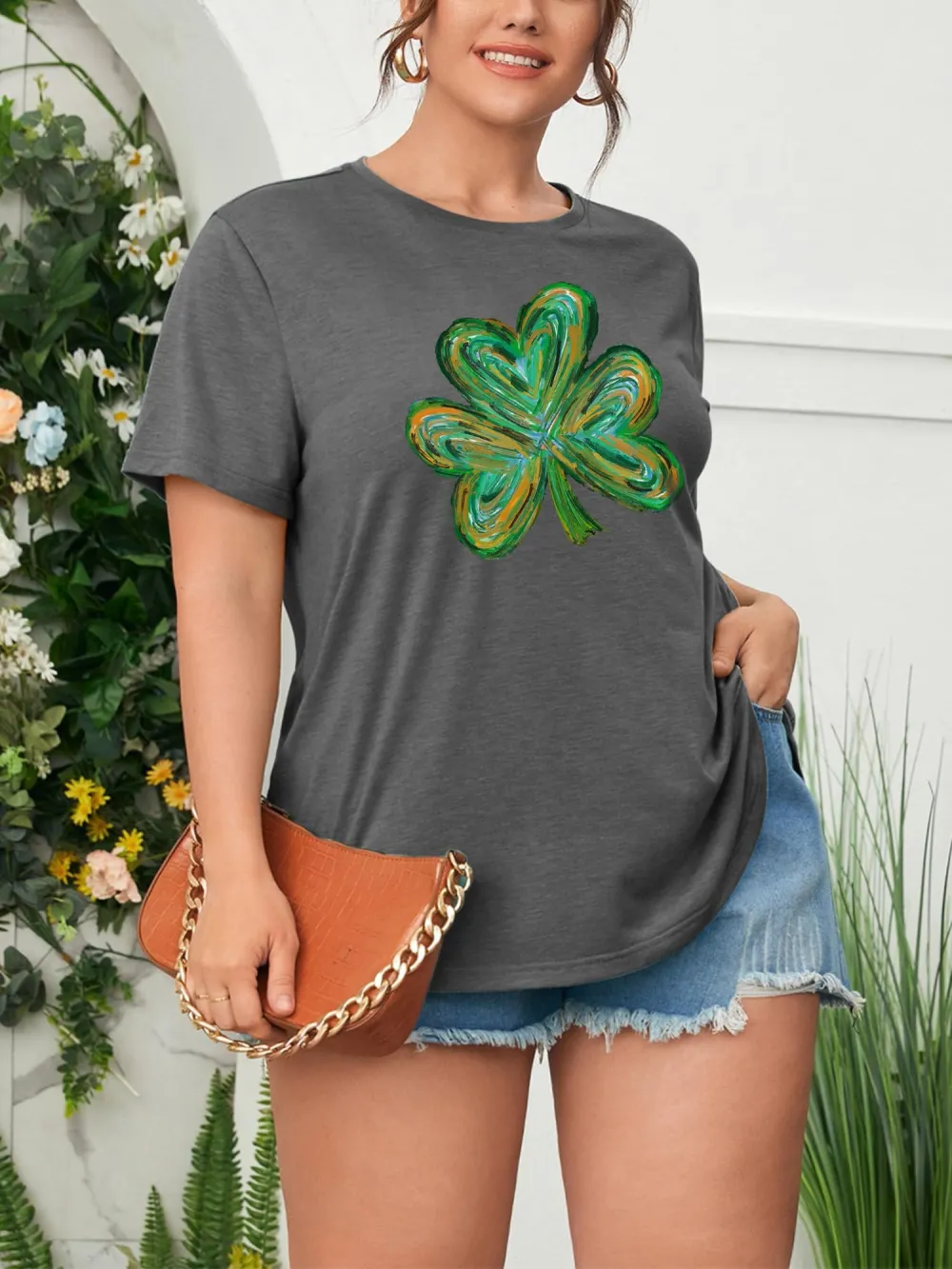 Clover Print T-shirt