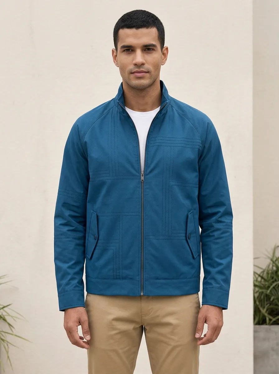 Geometric Stitched Jacket