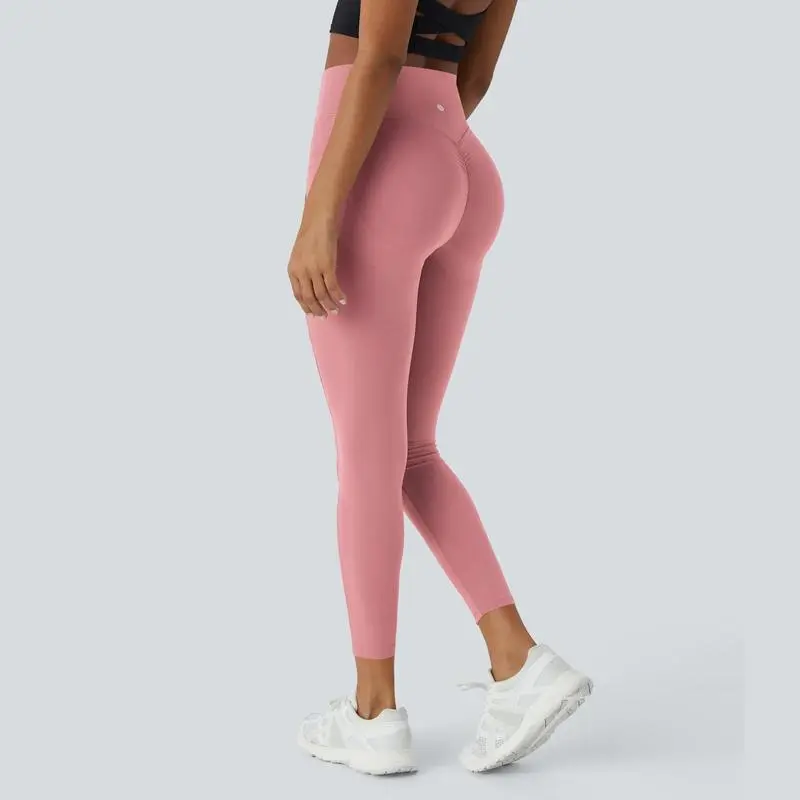 Women’s SoCinched High Waisted Scrunch Butt Lifting Workout Leggings with Tummy Control & Pockets – Yoga & Gym Pants for Spring