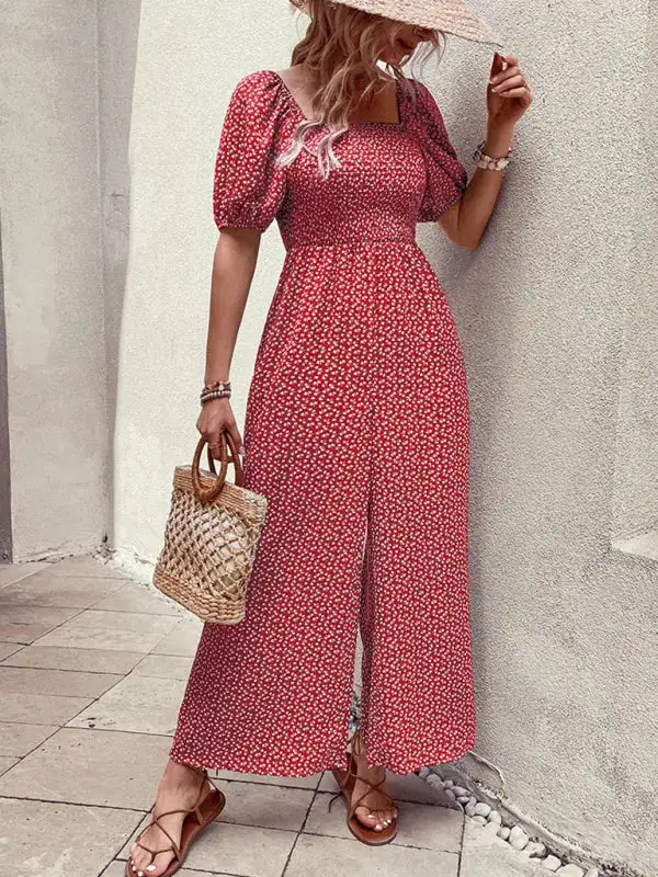 Tailored Everyday Printed Soft Jumpsuit