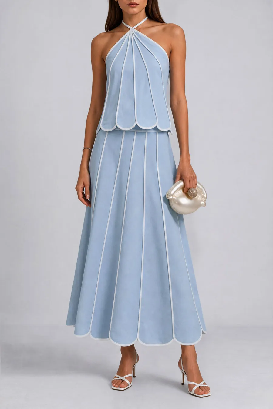 Classic Matching Skirt Set