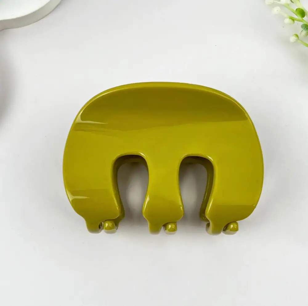 Prong Simple Matte Hair Claw Clip