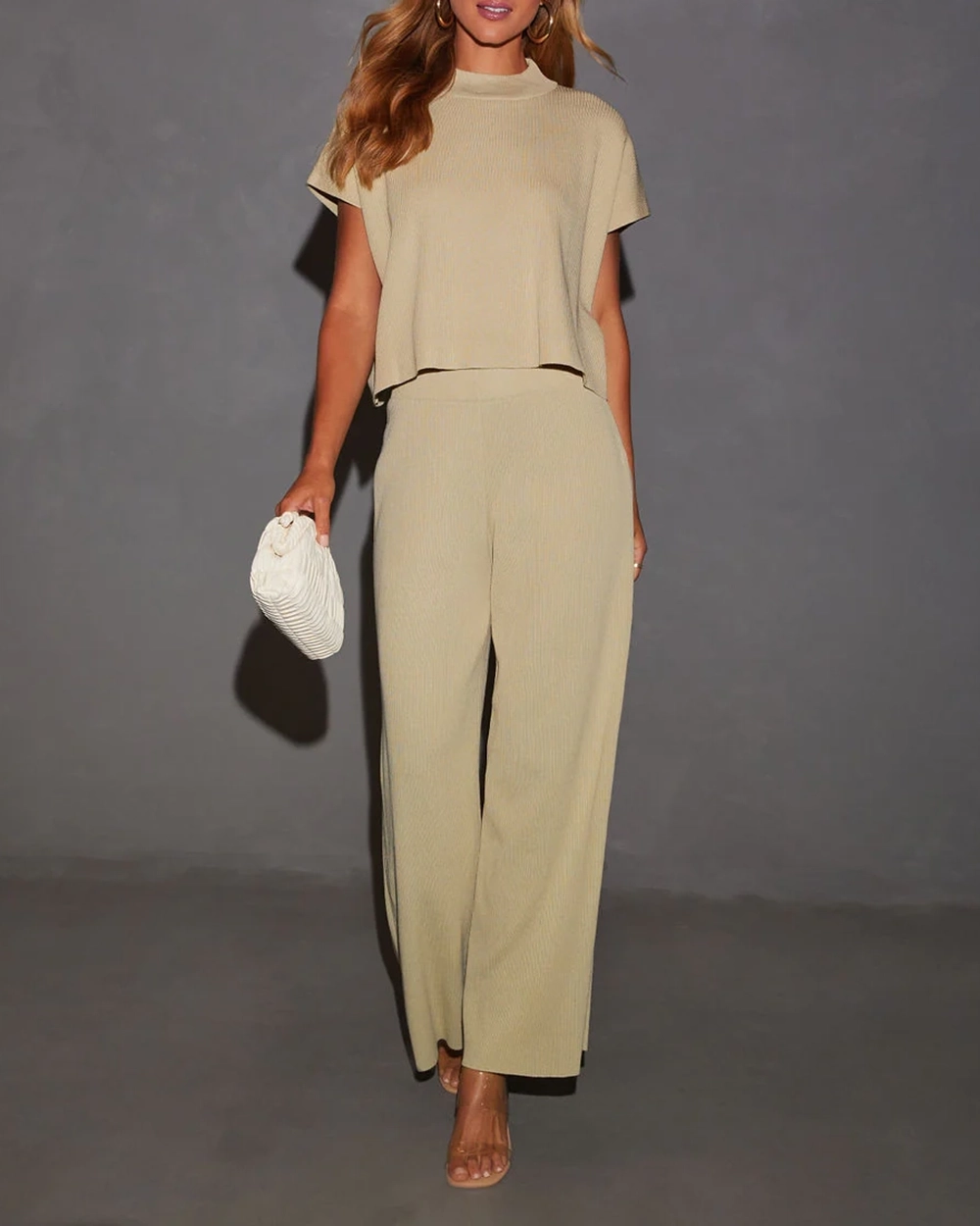 Fashion Mock Neck Sweater