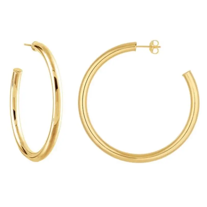 Fine Detail Classic Hoop Earrings