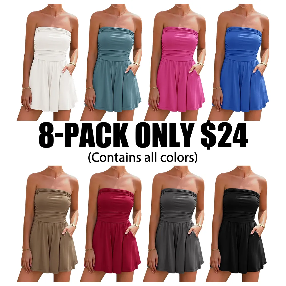 Summer Women's Strapless Bodysuit