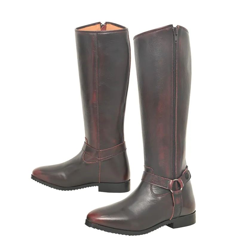 Stable Rubber Sole Everyday Tall Riding Boots
