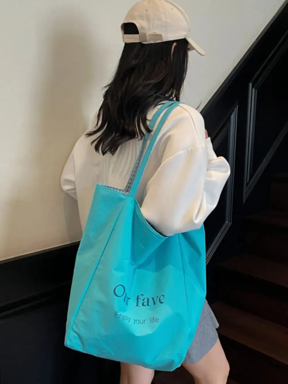 Plaid Tote Bag
