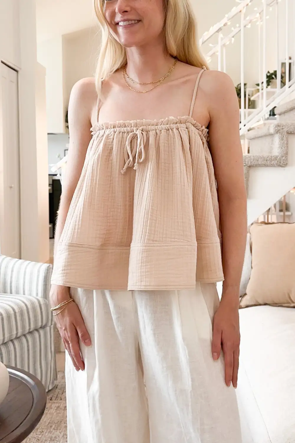 Laid Back Soft Cotton Blouse