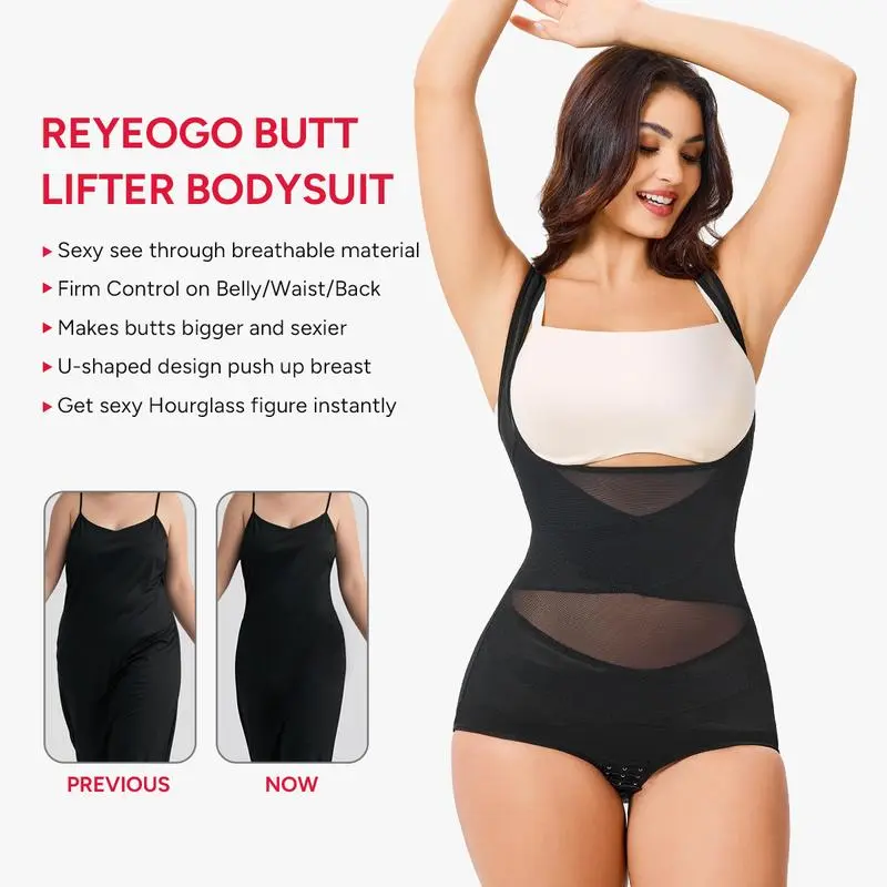 6PACK-Women's Clothing Mesh Breathable Basic faja Shapewear-ONLY 19