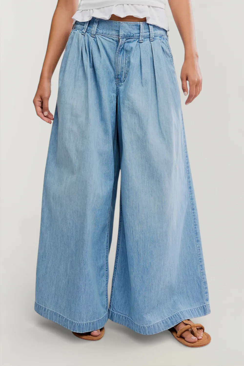 Women's Comfortable Drape Wide Leg Pants