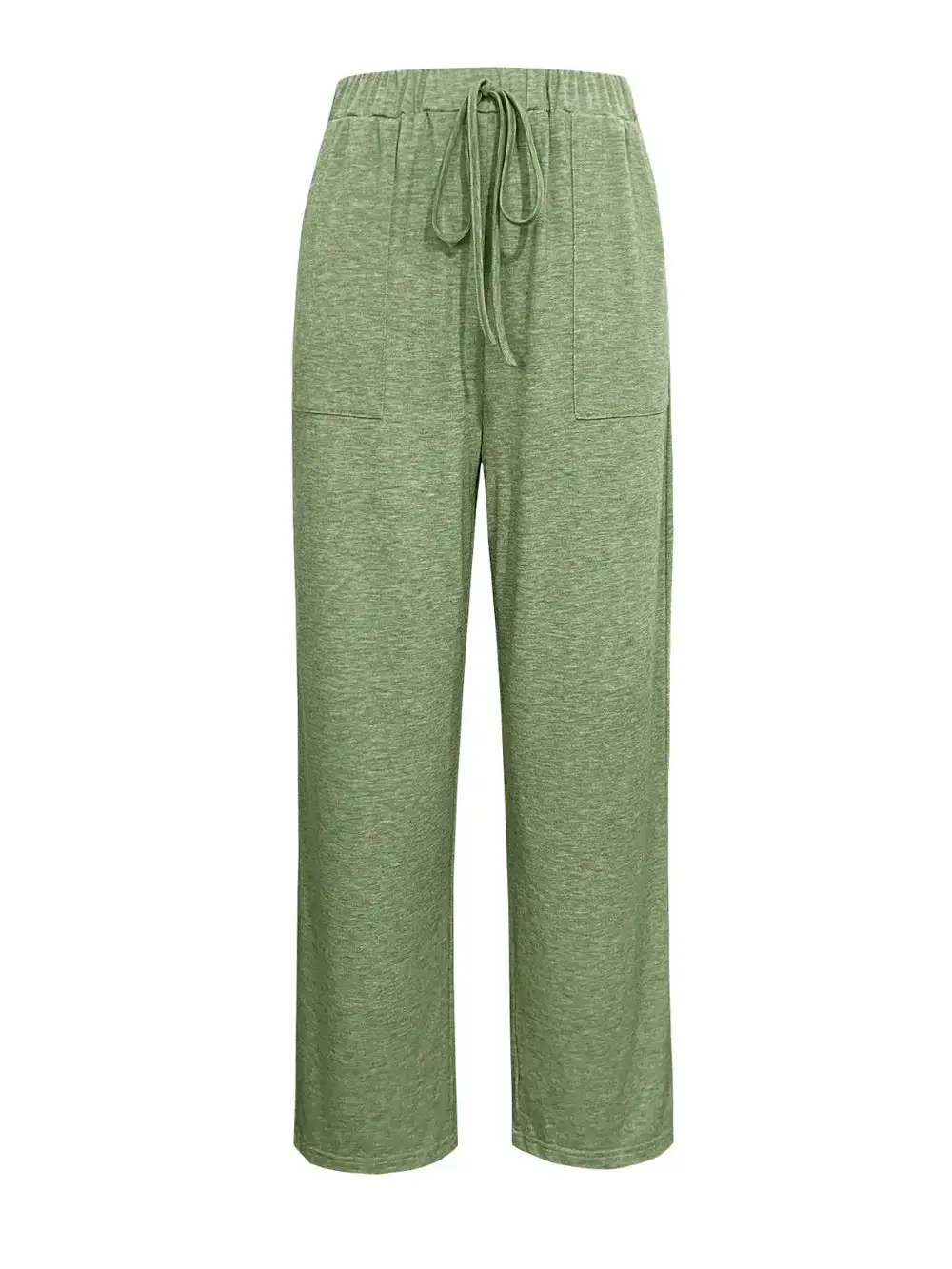Draped Tie Waist Tie Detail Pants