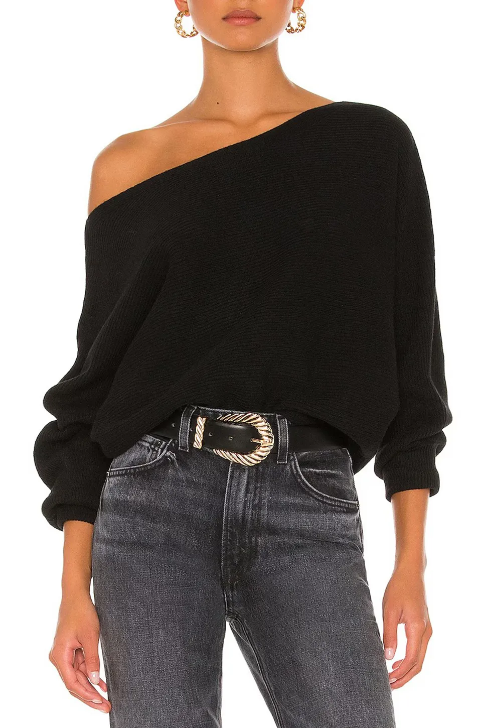 Wide Neck Sweater