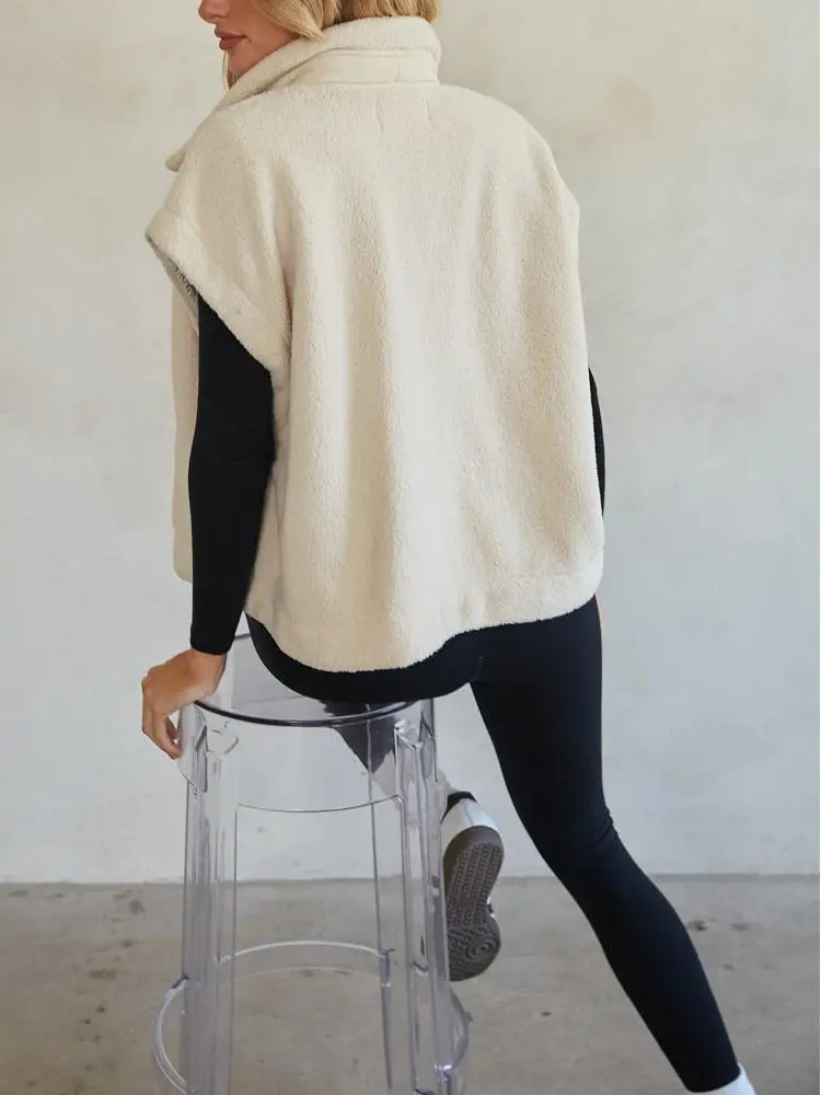 Greer Oversized Fleece Vest