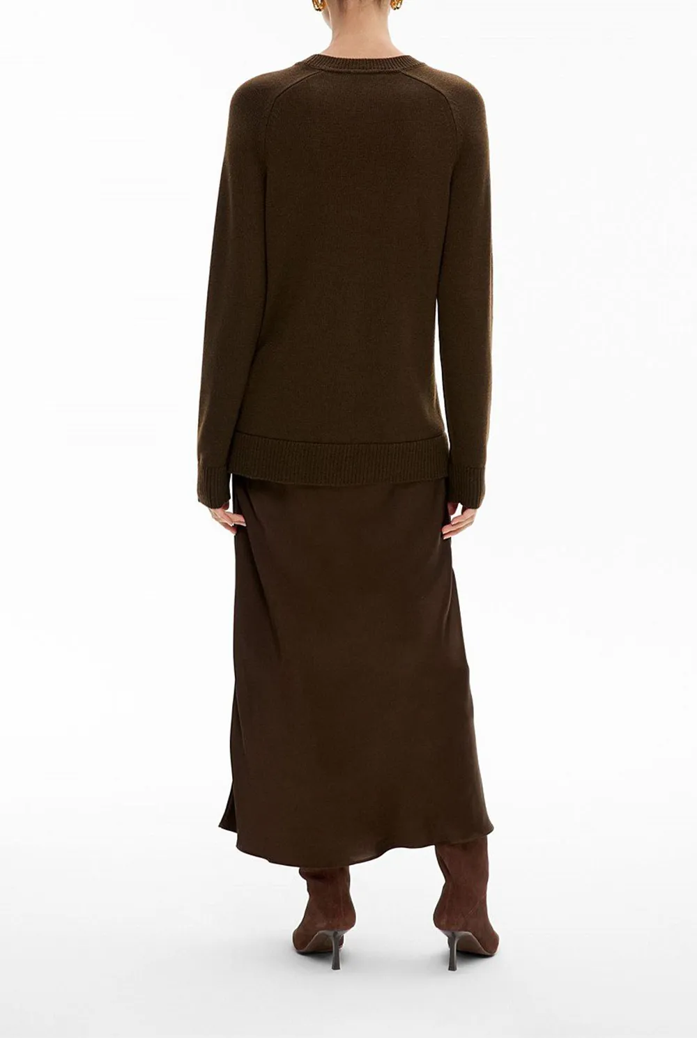 Mixed Fiber Knit Textured Dress
