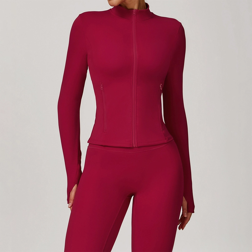 Full Zip Active Jacket with Pockets