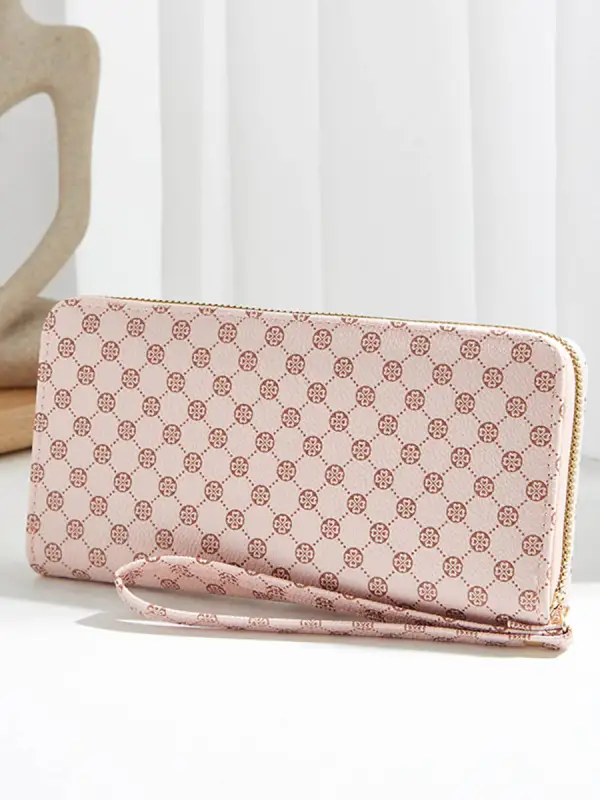 Geometric Print Mini Clutch Bag