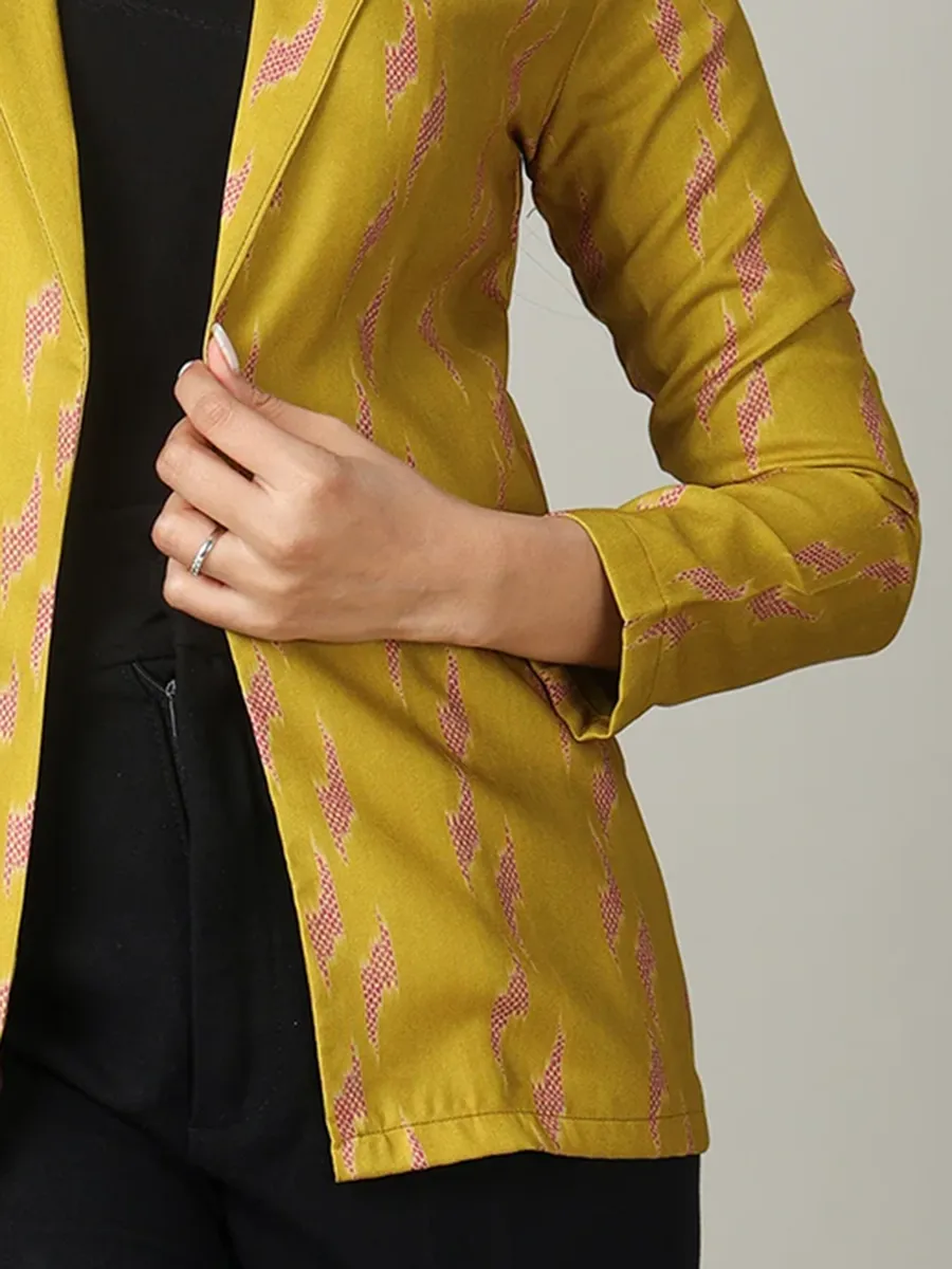 Unique And Fashionable Patterned Women's Fitted Jacket