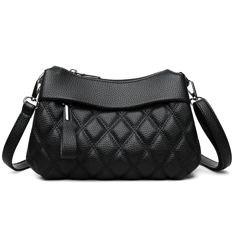 Compact Flap Square Crossbody Bag