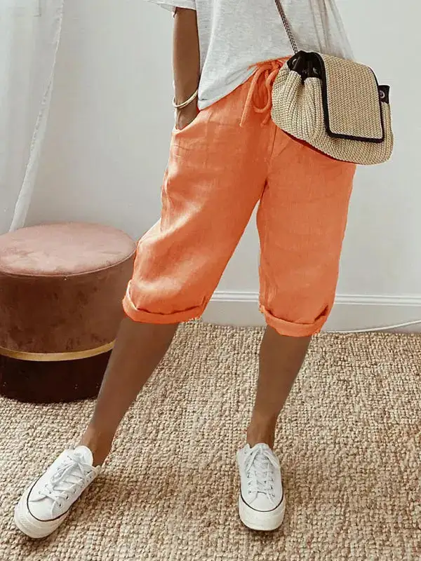 Elastic Shorts Pocket