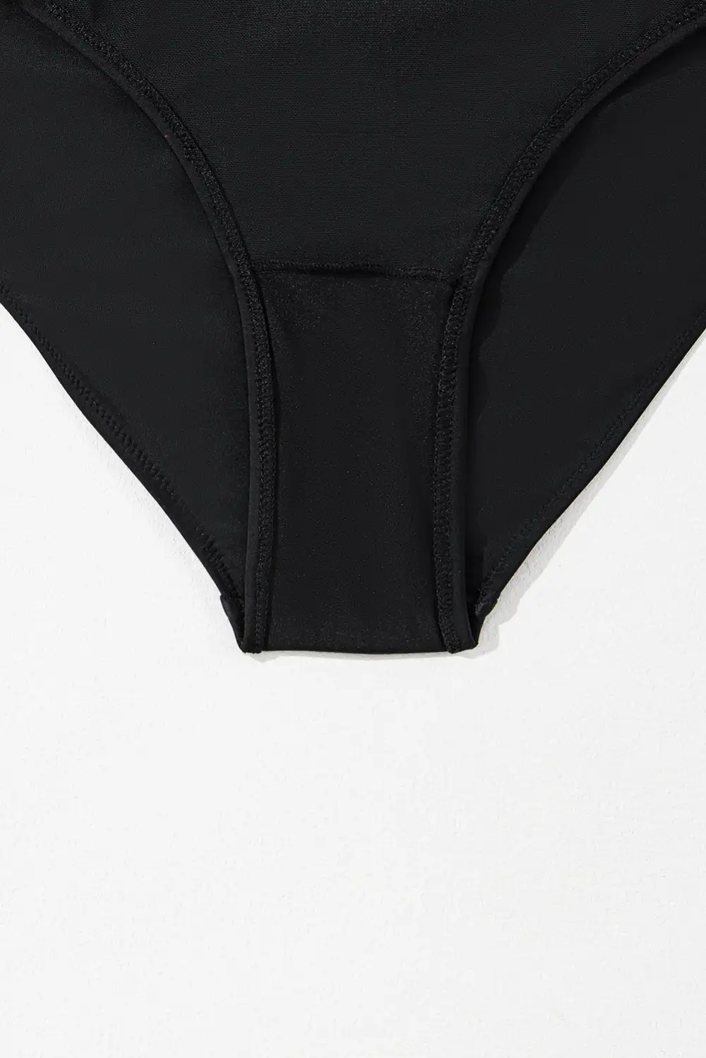 Crossover Blocked Pattern Panel Detail One Swimsuit