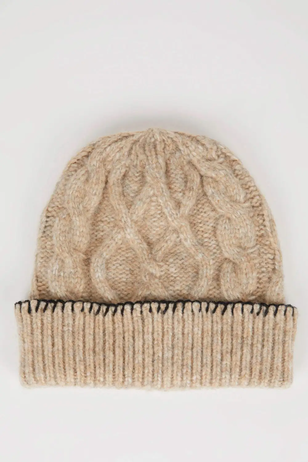 Knitted Patterned Ladies' Beret