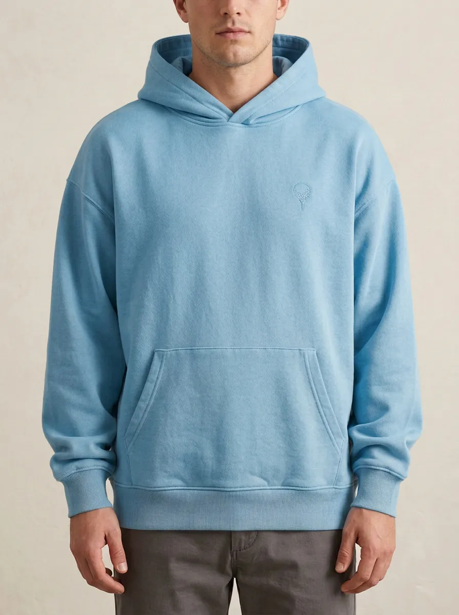 Classic Ball-And-Tee Embroidered Golf Casual Hoodie