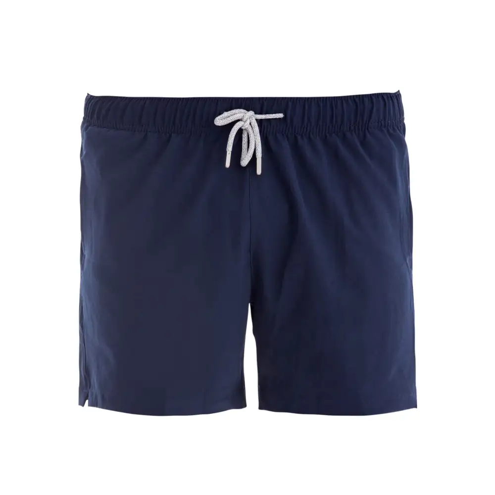 Solid Navy Swim Shorts