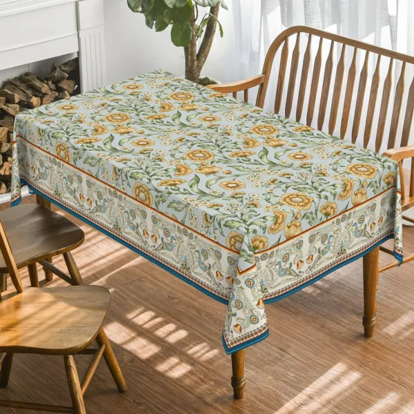 Vintage Floral Tablecloth