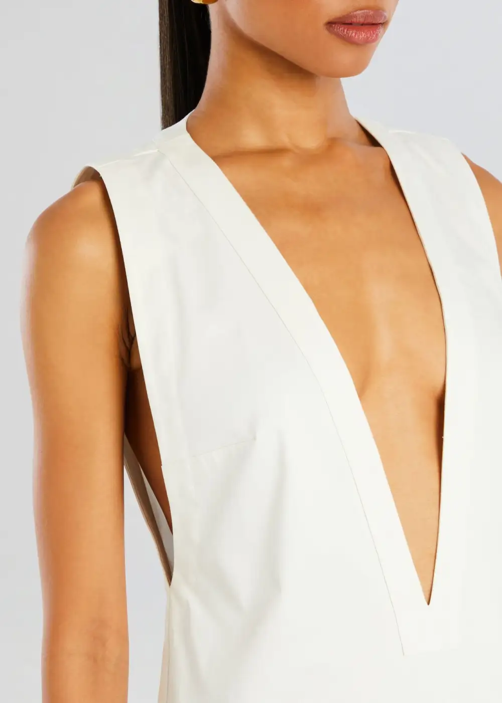 Cotton V Neck Tank