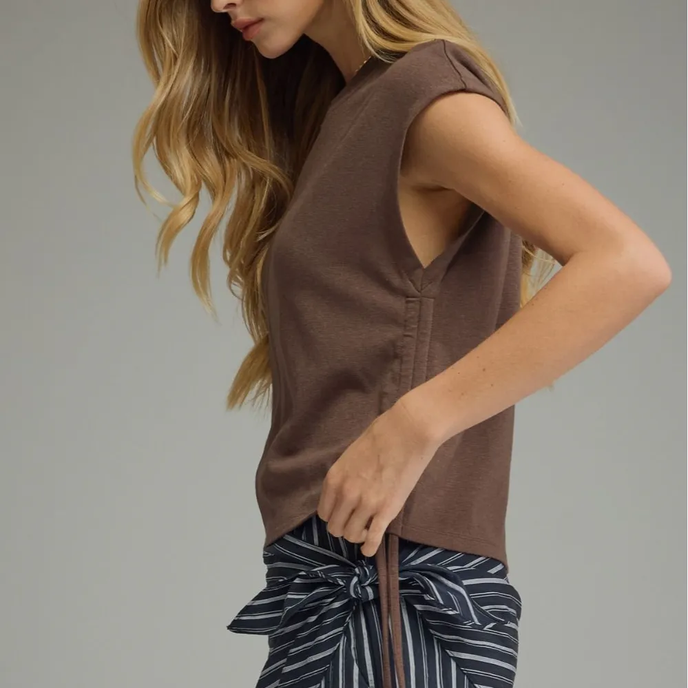 Drawstring Side Top